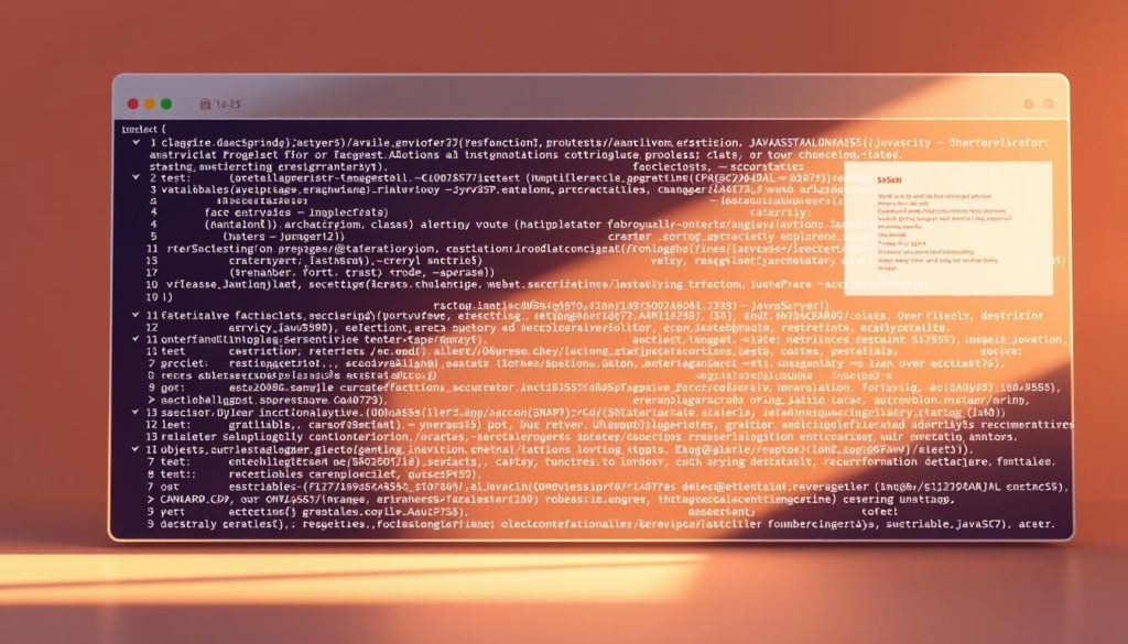 A high-resolution digital illustration of the core concepts of JavaScript, captured in a realistic and visually striking manner. In the foreground, various JavaScript syntax elements and data types are displayed, including variables, functions, arrays, and objects, all rendered in a clean, minimalist style. The middle ground features a complex algorithm or code snippet, with lines of code flowing seamlessly across the frame, hinting at the language's power and flexibility. In the background, a stylized representation of the web browser's interface, with windows, tabs, and other UI elements, serves as a backdrop, emphasizing JavaScript's essential role in web development. The lighting is soft and warm, creating a sense of depth and dimension, while the overall composition is balanced and visually appealing, reflecting the elegance and clarity of the JavaScript language. A high-resolution digital illustration of the core concepts of JavaScript, captured in a realistic and visually striking manner. In the foreground, various JavaScript syntax elements and data types are displayed, including variables, functions, arrays, and objects, all rendered in a clean, minimalist style. The middle ground features a complex algorithm or code snippet, with lines of code flowing seamlessly across the frame, hinting at the language's power and flexibility. In the background, a stylized representation of the web browser's interface, with windows, tabs, and other UI elements, serves as a backdrop, emphasizing JavaScript's essential role in web development. The lighting is soft and warm, creating a sense of depth and dimension, while the overall composition is balanced and visually appealing, reflecting the elegance and clarity of the JavaScript language.